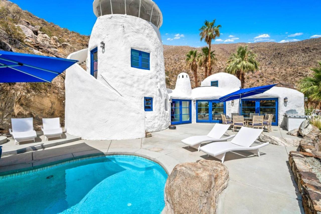 Villa Santorini House Panoramic Palm Springs Views Esterno foto
