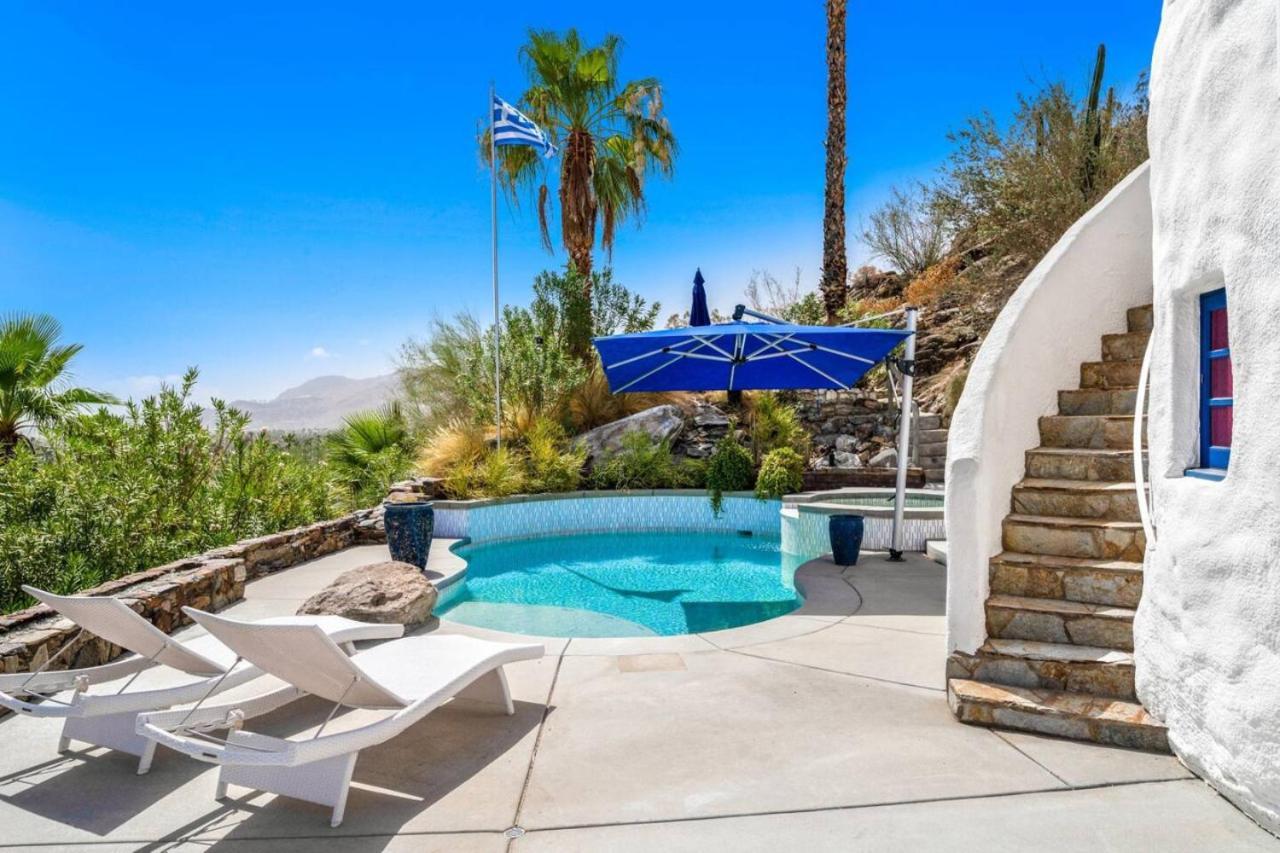 Villa Santorini House Panoramic Palm Springs Views Esterno foto