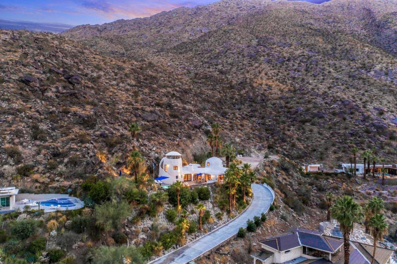 Villa Santorini House Panoramic Palm Springs Views Esterno foto