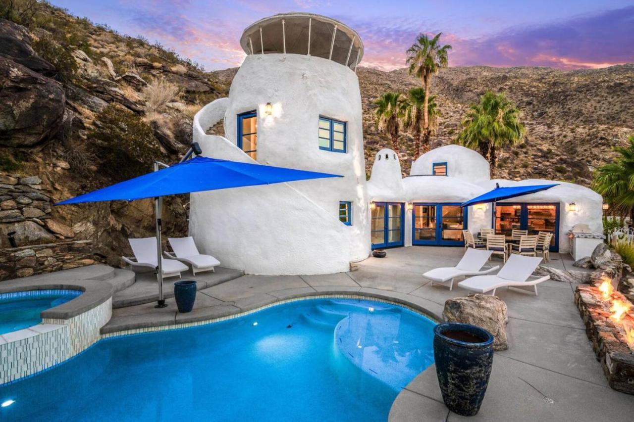 Villa Santorini House Panoramic Palm Springs Views Esterno foto