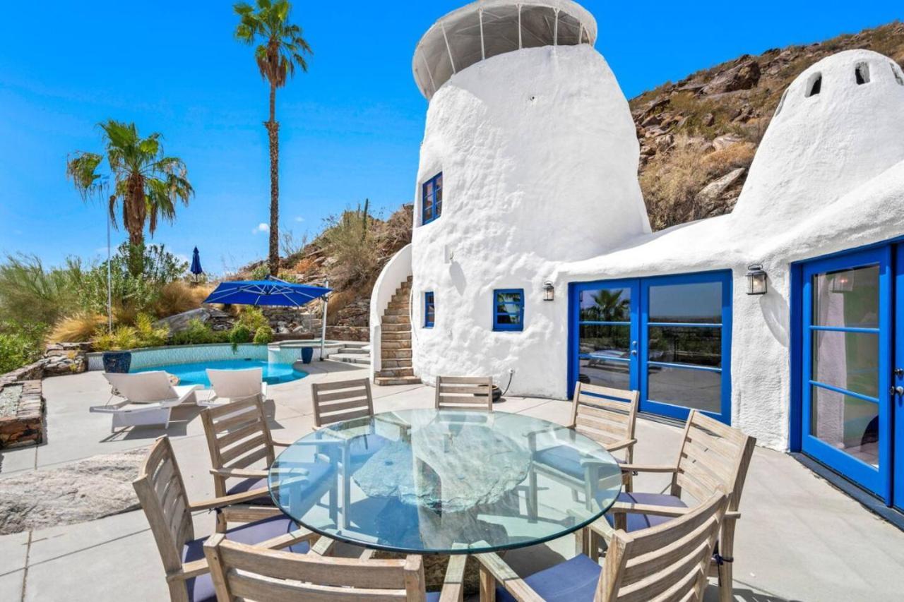 Villa Santorini House Panoramic Palm Springs Views Esterno foto