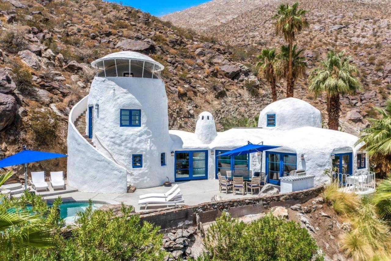 Villa Santorini House Panoramic Palm Springs Views Esterno foto