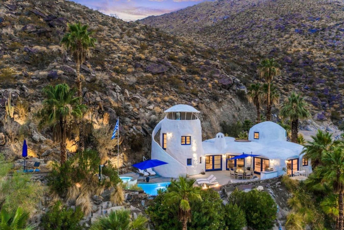 Villa Santorini House Panoramic Palm Springs Views Esterno foto